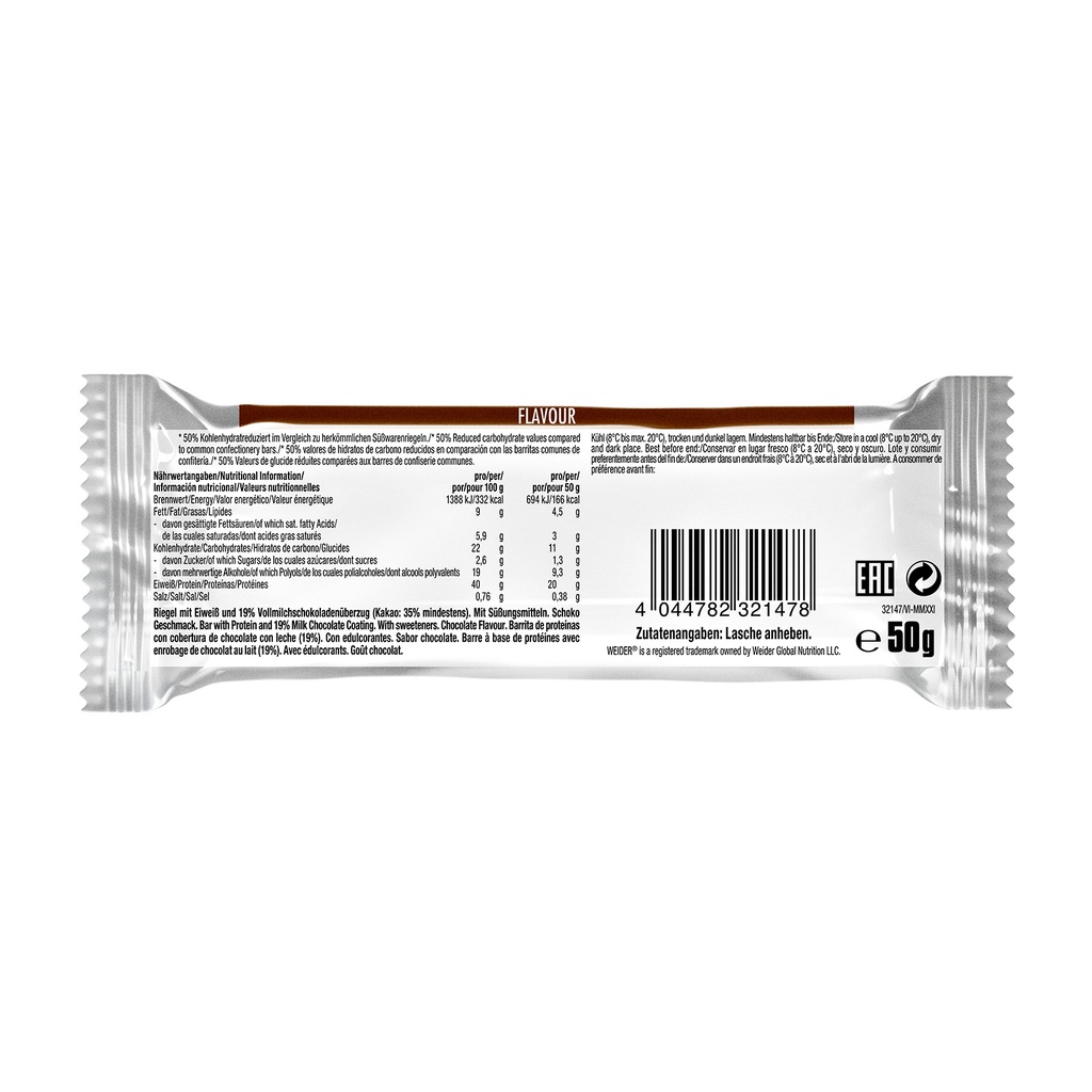 40% High Protein Bar 50g Weider