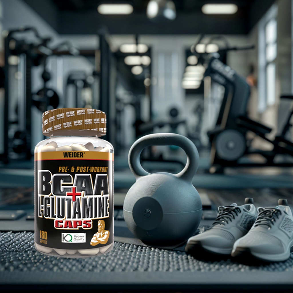 BCAA+L-Glutamine Caps 180caps Weider