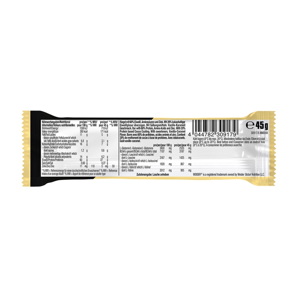 60% Protein Bar 45g Weider