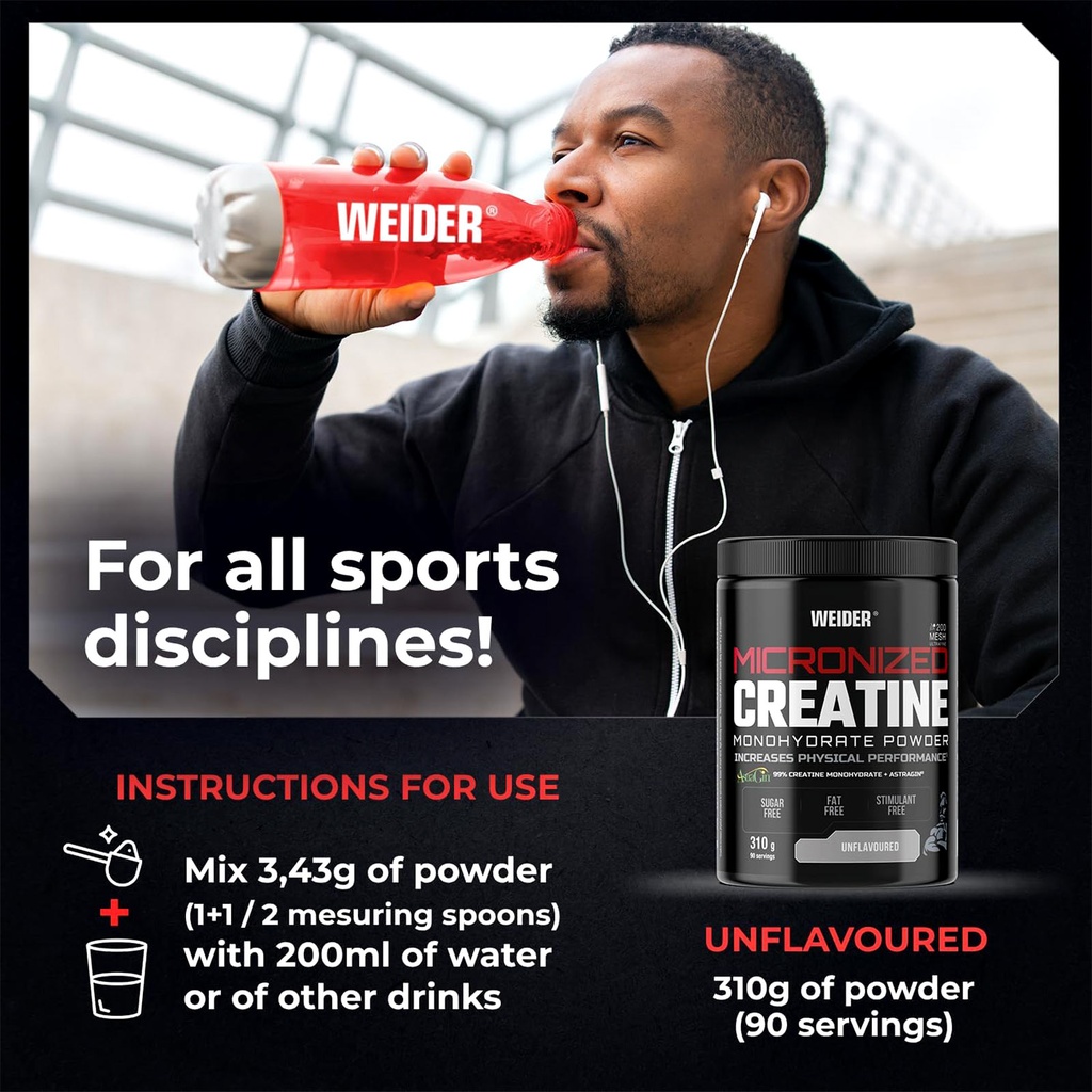 CREATINE 310G NEUTRA + ASTRAGIN Weider