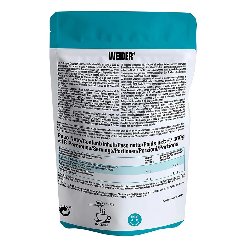 Collagen Creamer 360g Weider