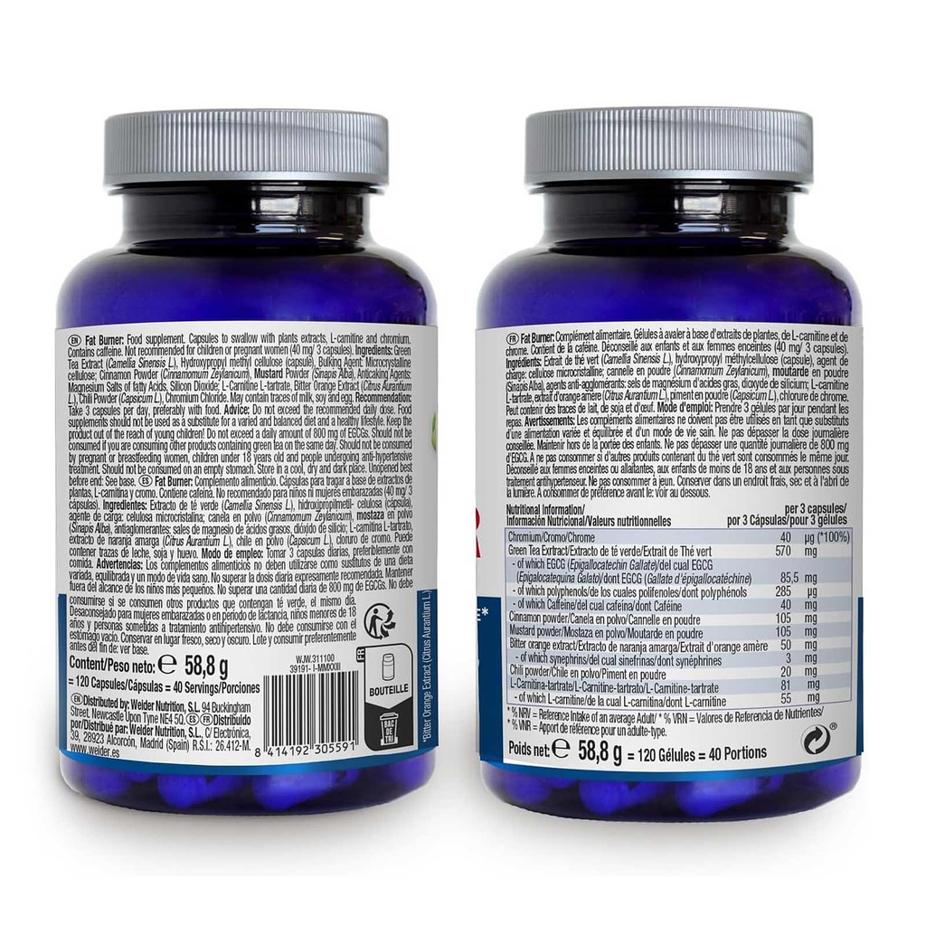 Fat Burner 120 Caps Weider