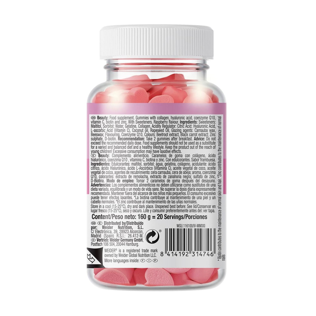 Beauty Gummies 40 Gummies Weider