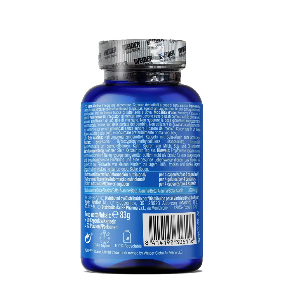 Beta Alanine Capsules 90 Weider