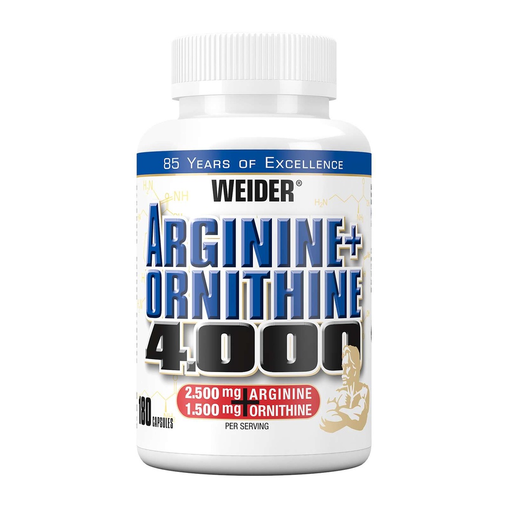 Arginine+Ornithine4000 180Caps Weider