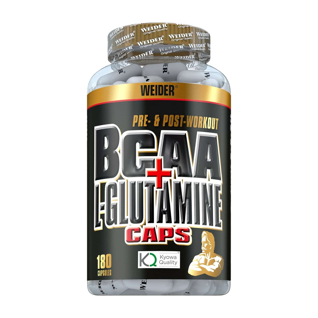 BCAA+L-Glutamine Caps 180caps Weider