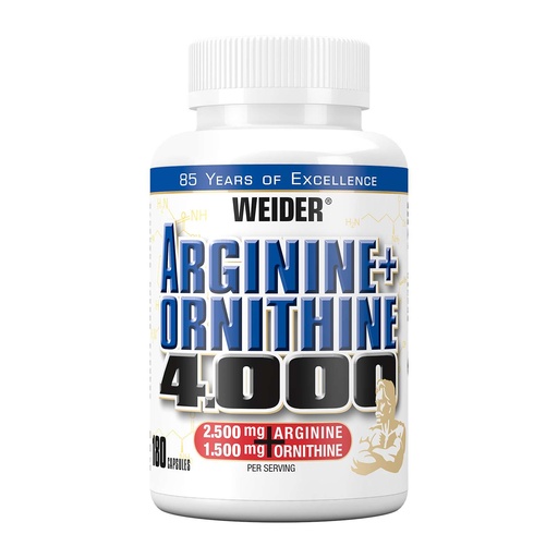 Arginine+Ornithine4000 180Caps Weider