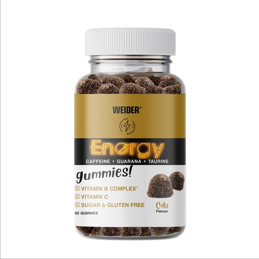 Energy Gummy 80 Gummies Weider